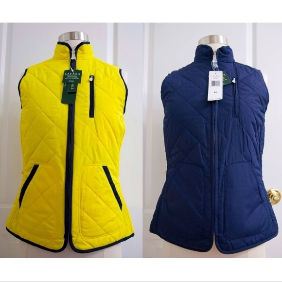 Ralph Lauren Reversible Quilted Vest NWT - Picture 1 of 13